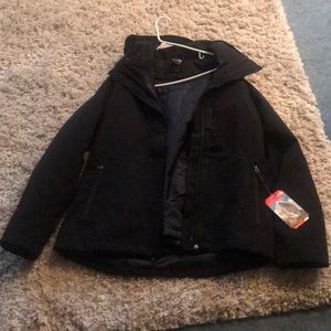 North face Black large coat new with tags